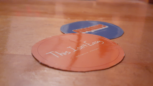 THIS ISN'T EASY Stickers (2 Pack)