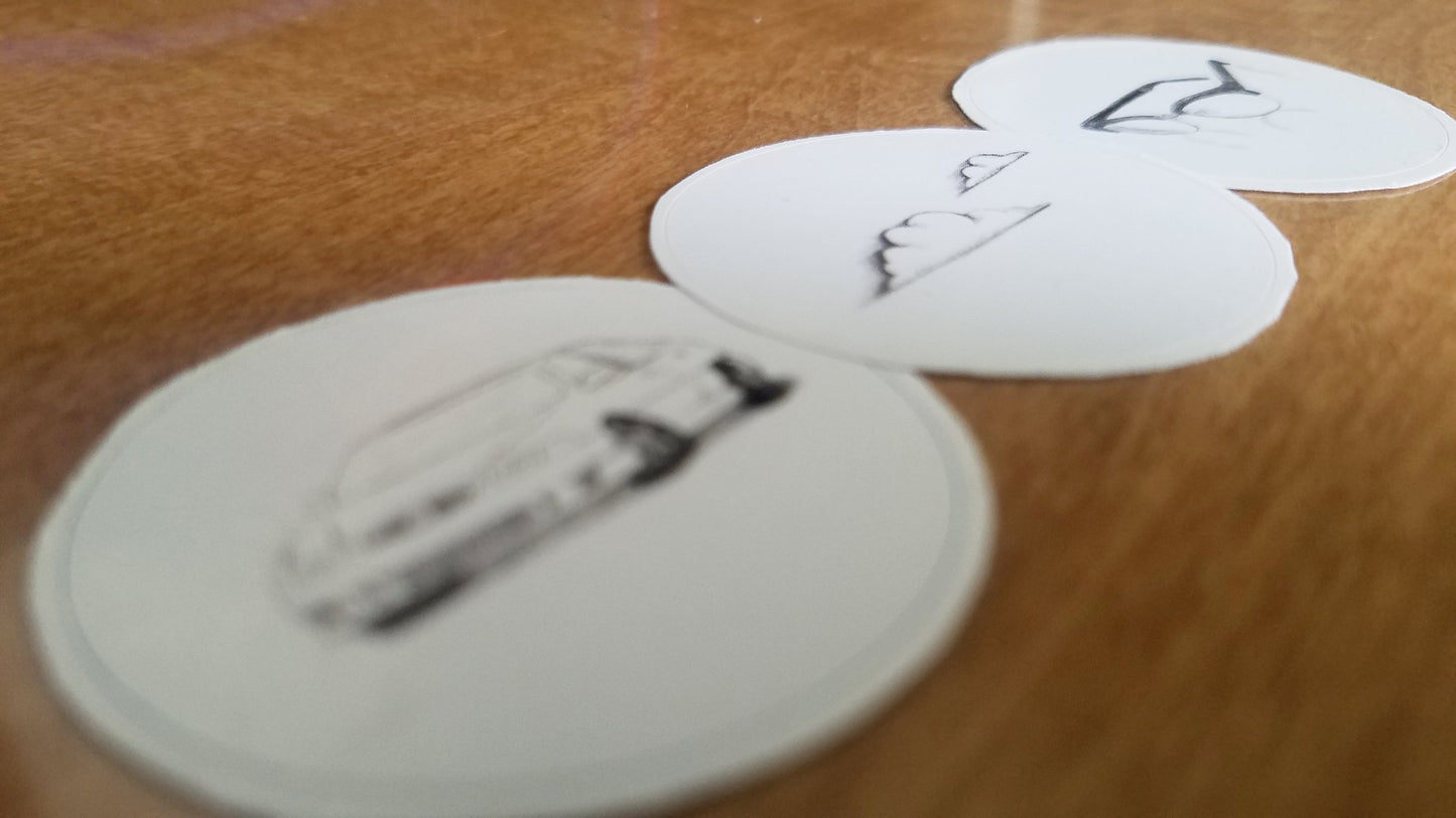 SELF Stickers (3 Pack)